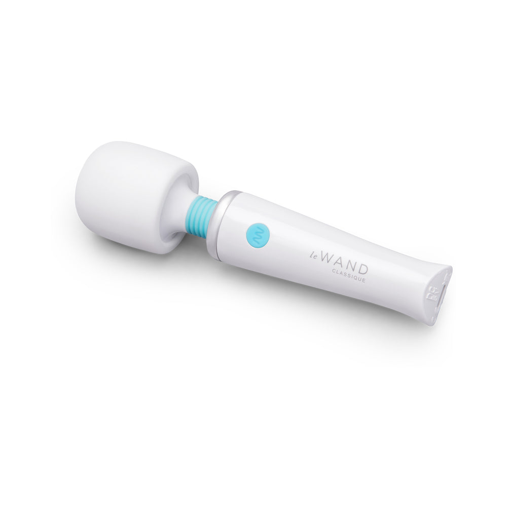 Le Wand Classique Mini Rechargeable Wand Massager – White