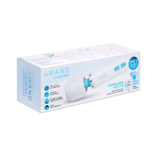 Le Wand Classique Petite Rechargeable Vibrating Massager – White