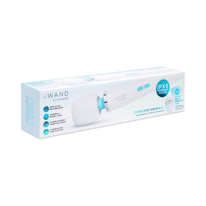 Le Wand Classique Rechargeable Wand Massager – White