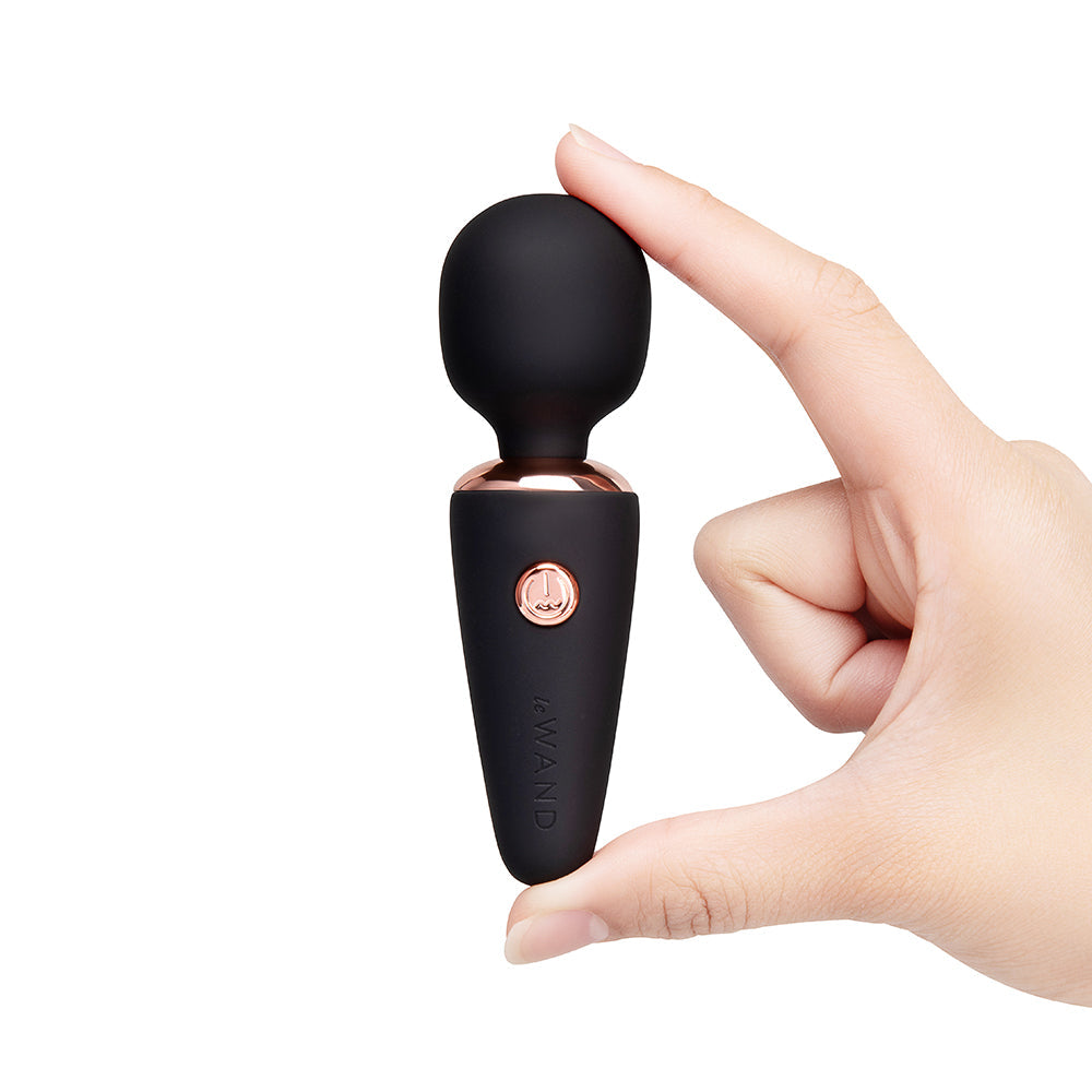 Le Wand Mini Micro Wand – Pocket-Sized Massager – Black