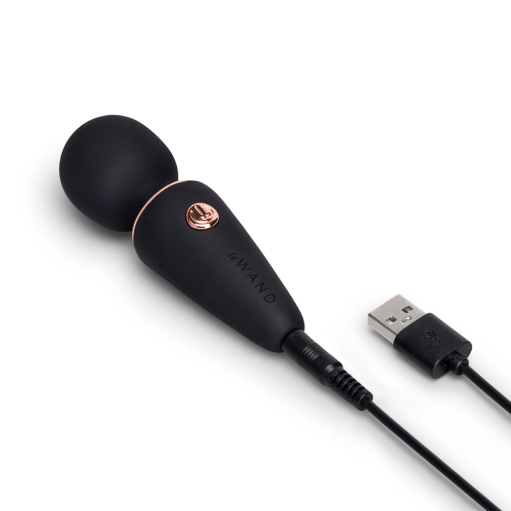 Le Wand Mini Micro Wand – Pocket-Sized Massager – Black