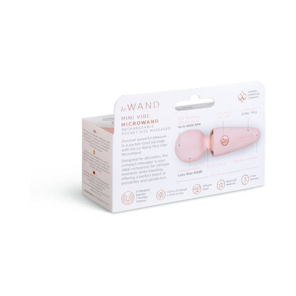 Le Wand Mini Vibe Micro Wand – Portable Massager – Rose Gold