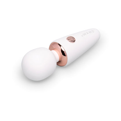 Le Wand Mini Micro Wand Massager – White – 3 Vibration Speeds, 7 Patterns