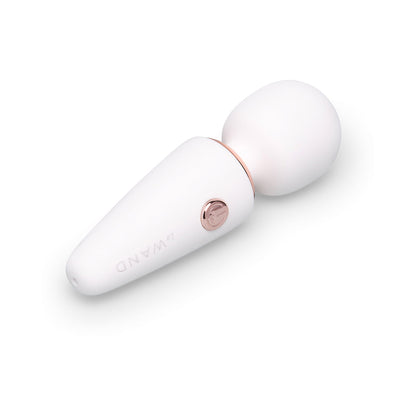 Le Wand Mini Micro Wand Massager – White – 3 Vibration Speeds, 7 Patterns