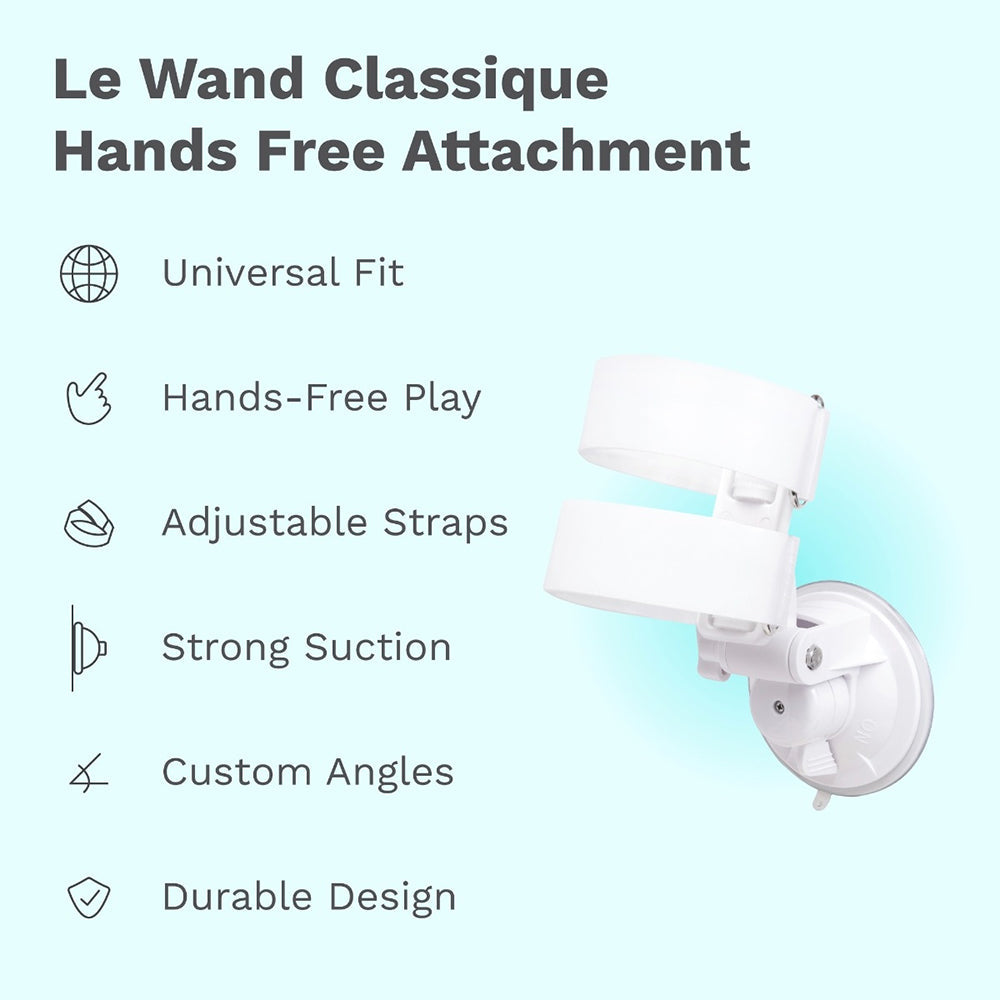 Le Wand Classique Hands-Free Massager Holder - White