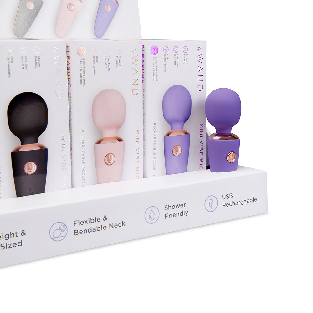 Le Wand Mini Micro Wand Massager – Assorted Colors