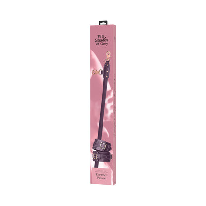 Fifty Shades of Grey Entwined Passion Spreader Bar with Ankle Cuffs - Black