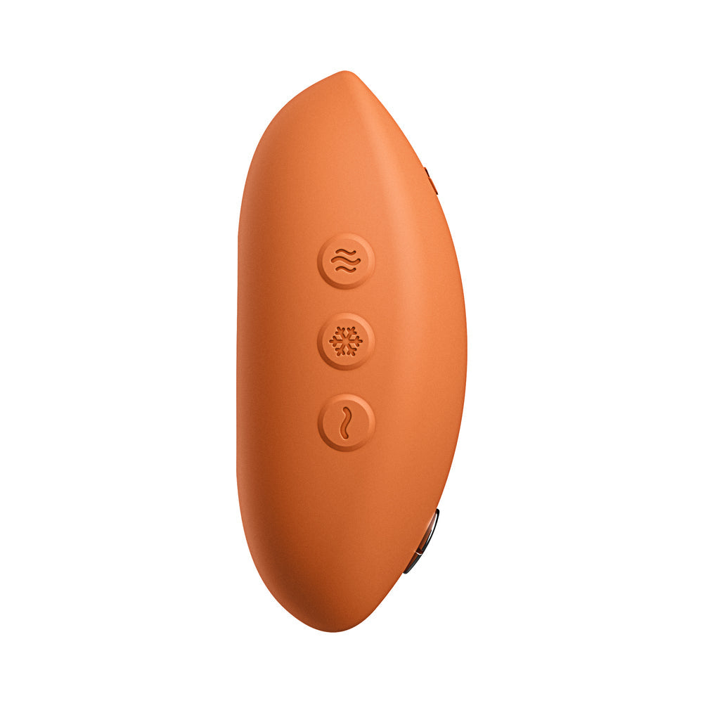 We-Vibe Temp Tangerine Lay-On Vibrator with Heating and Cooling Functions