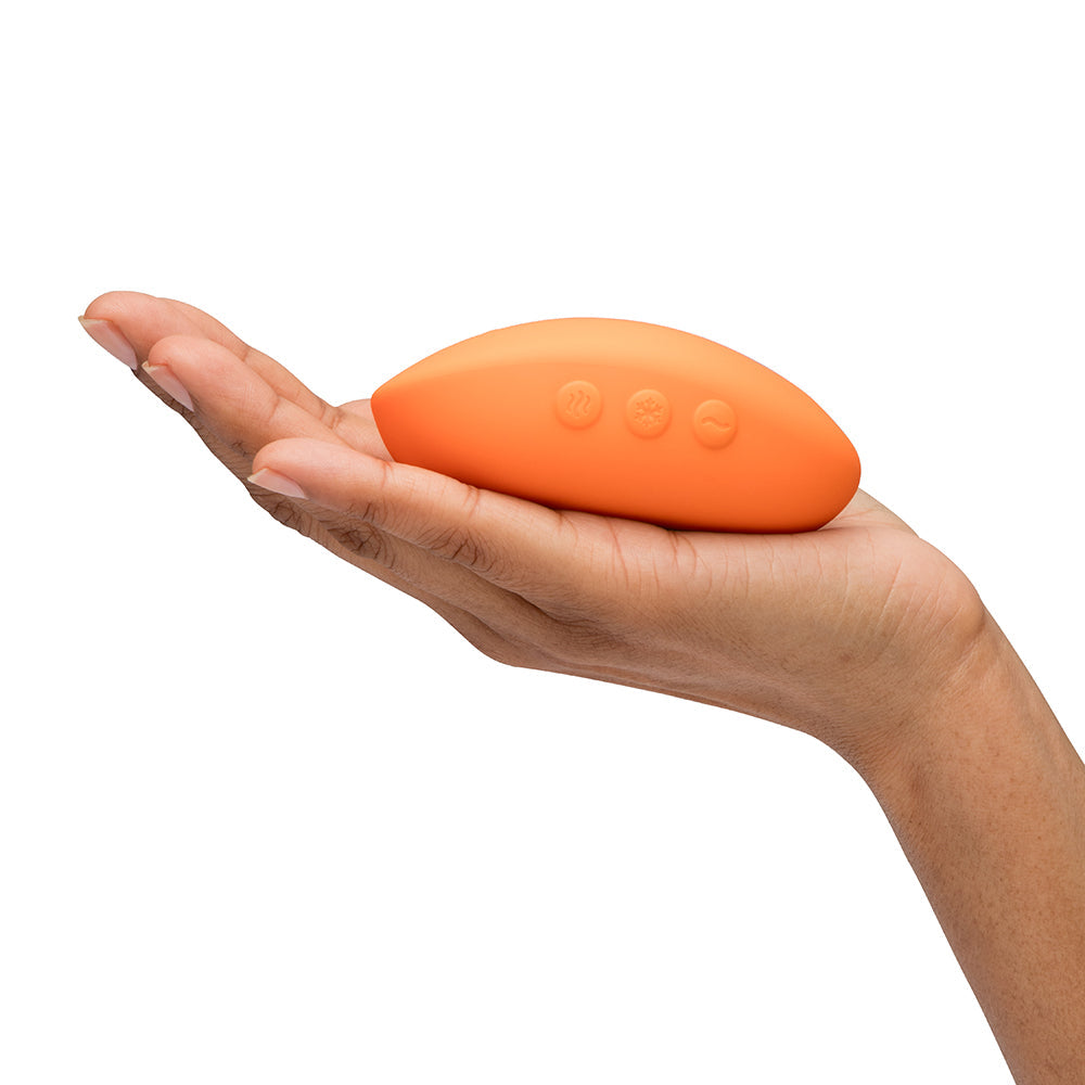 We-Vibe Temp Tangerine Lay-On Vibrator with Heating and Cooling Functions