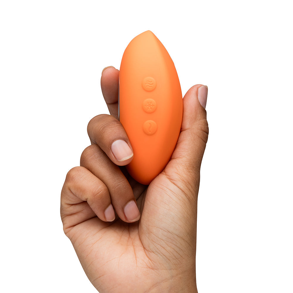 We-Vibe Temp Tangerine Lay-On Vibrator with Heating and Cooling Functions