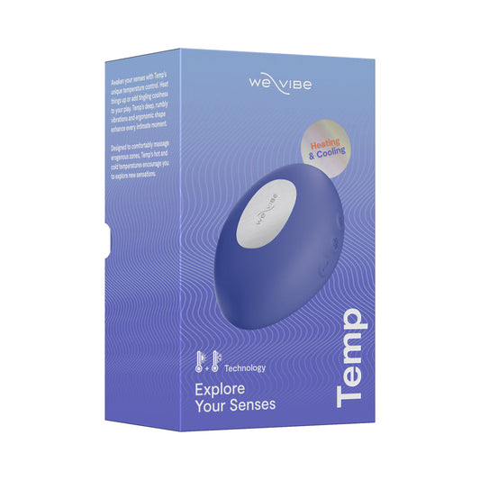 We-Vibe Temp Lay-On Vibrator with Heating and Cooling Functions - Lavender Blue