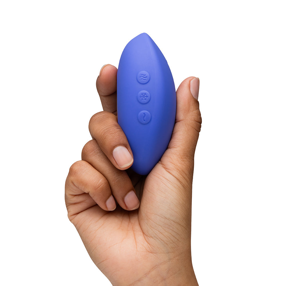 We-Vibe Temp Lay-On Vibrator with Heating and Cooling Functions - Lavender Blue