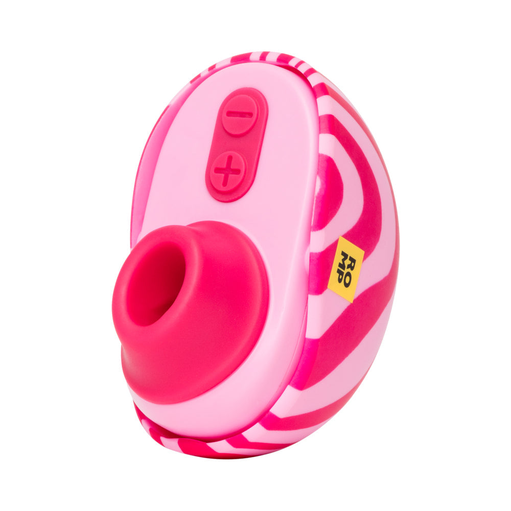 ROMP Spin Travel Rechargeable Clitoral Stimulator – Hot Pink