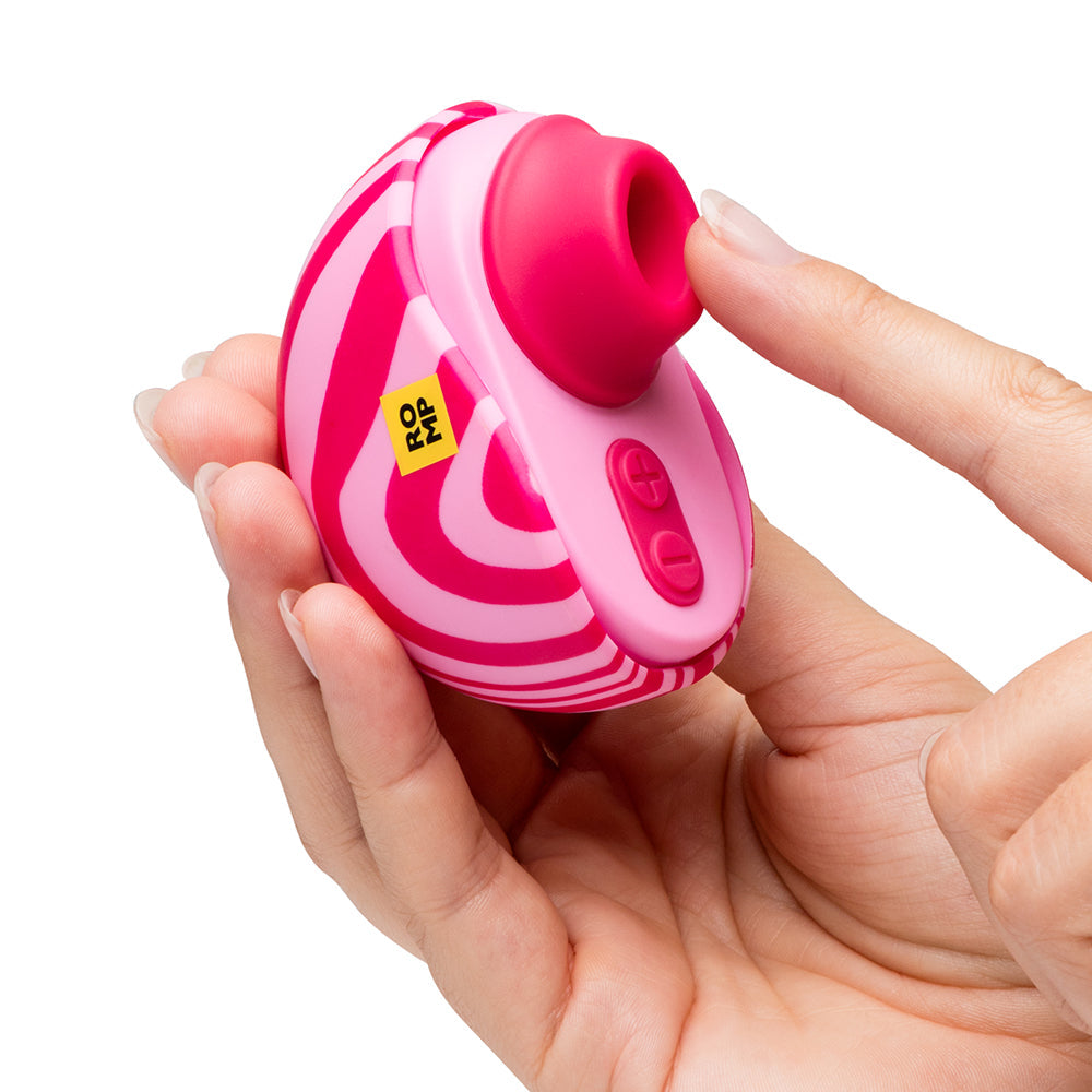 ROMP Spin Travel Rechargeable Clitoral Stimulator – Hot Pink