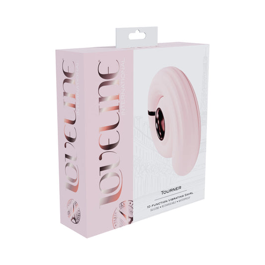 LoveLine Gyre Rechargeable Silicone Vibrator – Light Pink