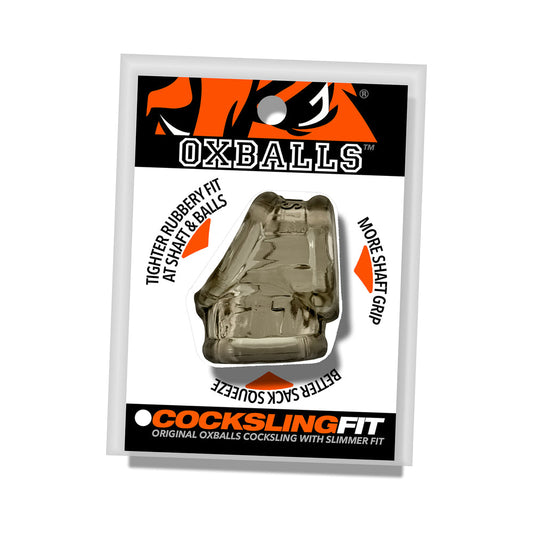 Oxballs Cocksling Fit Sling Storm – Slim Cock and Ball Sling – Gray