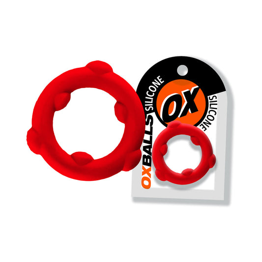Oxballs Spinner Single Silicone Ring – Red