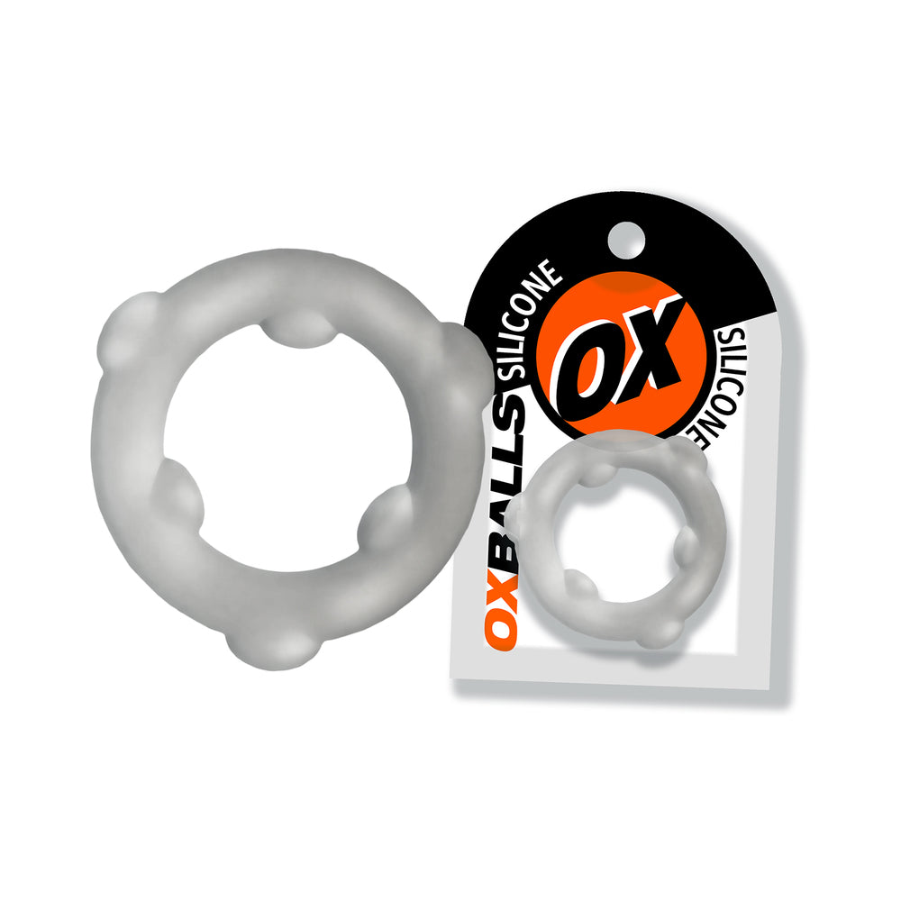 Oxballs Spinner Single Silicone Ring – Clear