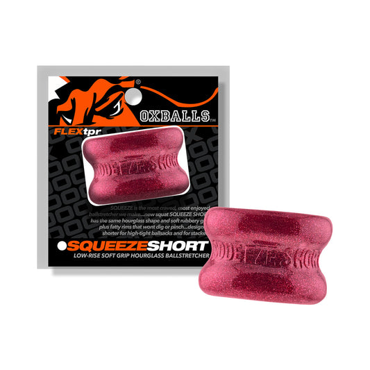 Oxballs Squeeze Short Ballstretcher – Cherry Lips – Short Ballstretcher for High/Tight Sacks