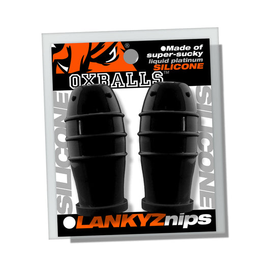 Oxballs Lankyz Silicone Nipsuckers – Deep Suction – Black