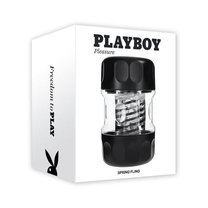 Playboy Spring Fling Clear Stroker – Twisting & Tightening Function