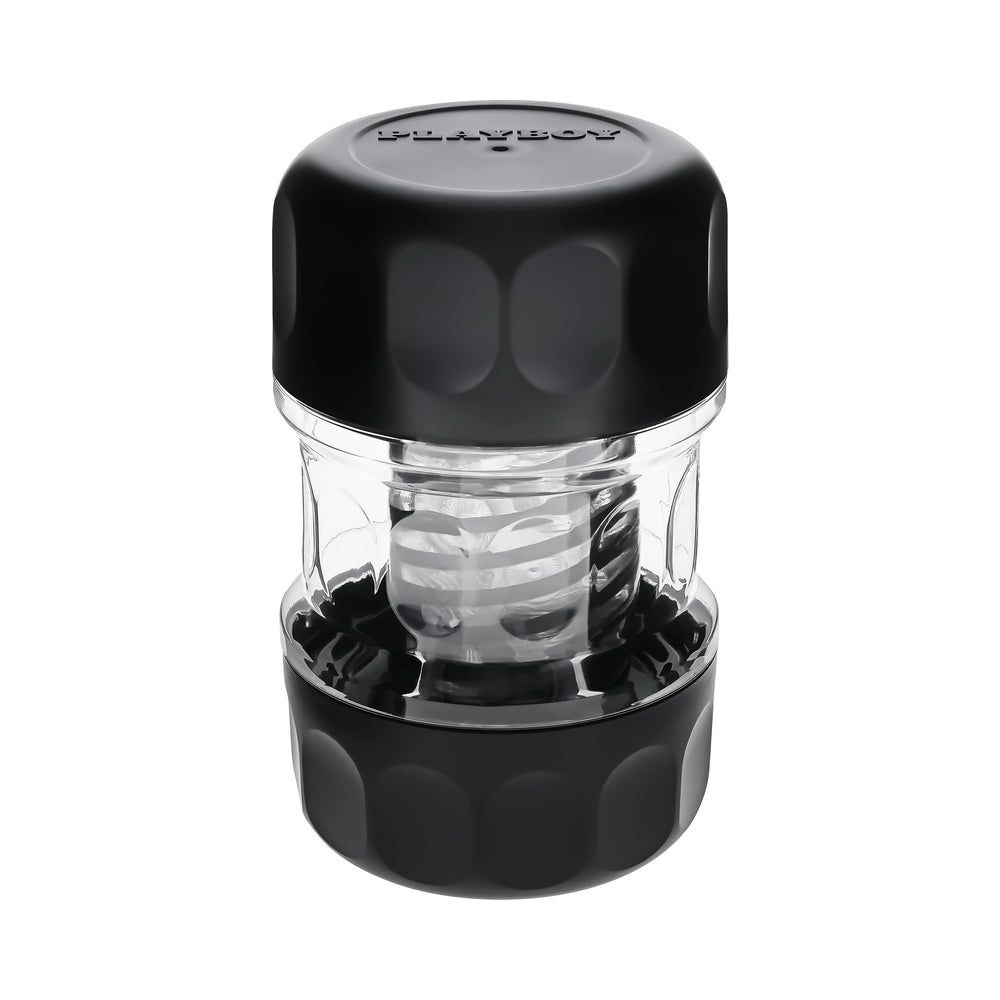 Playboy Spring Fling Clear Stroker – Twisting & Tightening Function