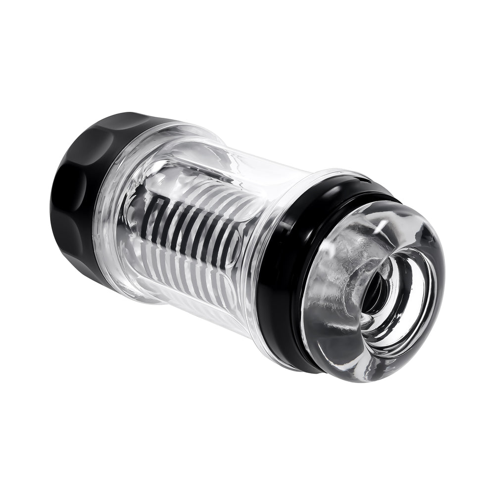 Playboy Spring Fling Large Stroker with Twisting and Tightening Function – Clear
