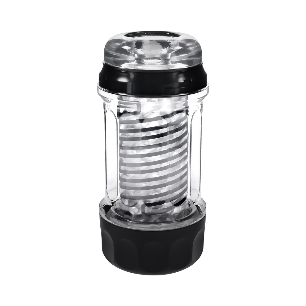 Playboy Spring Fling Large Stroker with Twisting and Tightening Function – Clear