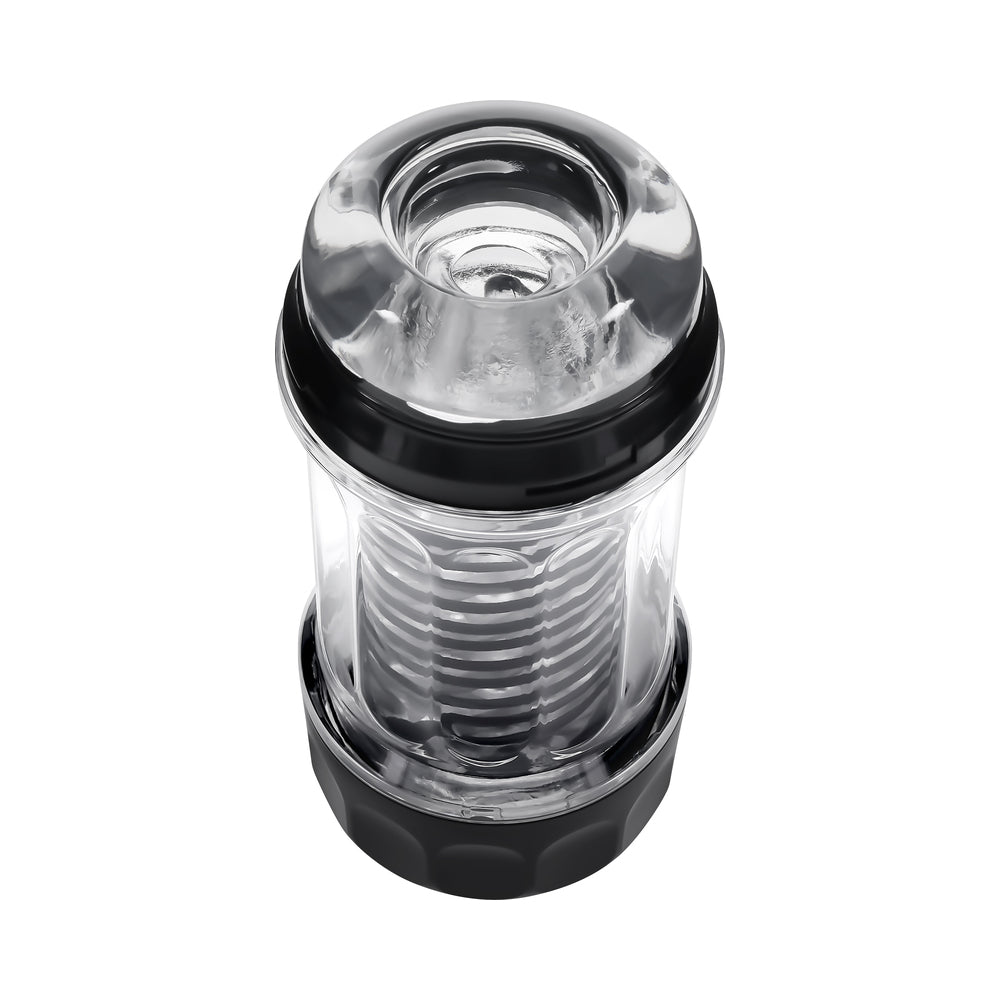 Playboy Spring Fling Large Stroker with Twisting and Tightening Function – Clear