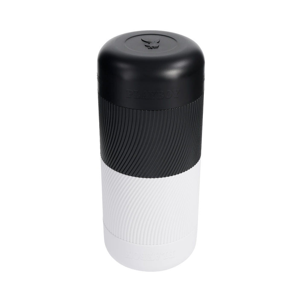 Playboy Twisted 2 AM Stroker with Twisting and Suction Features - White