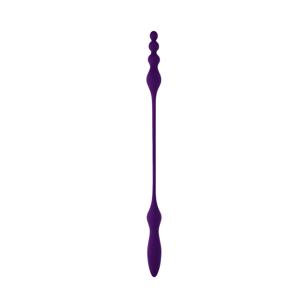 Playboy This & That Acai Dual-Ended Vibrator and Plug – Purple