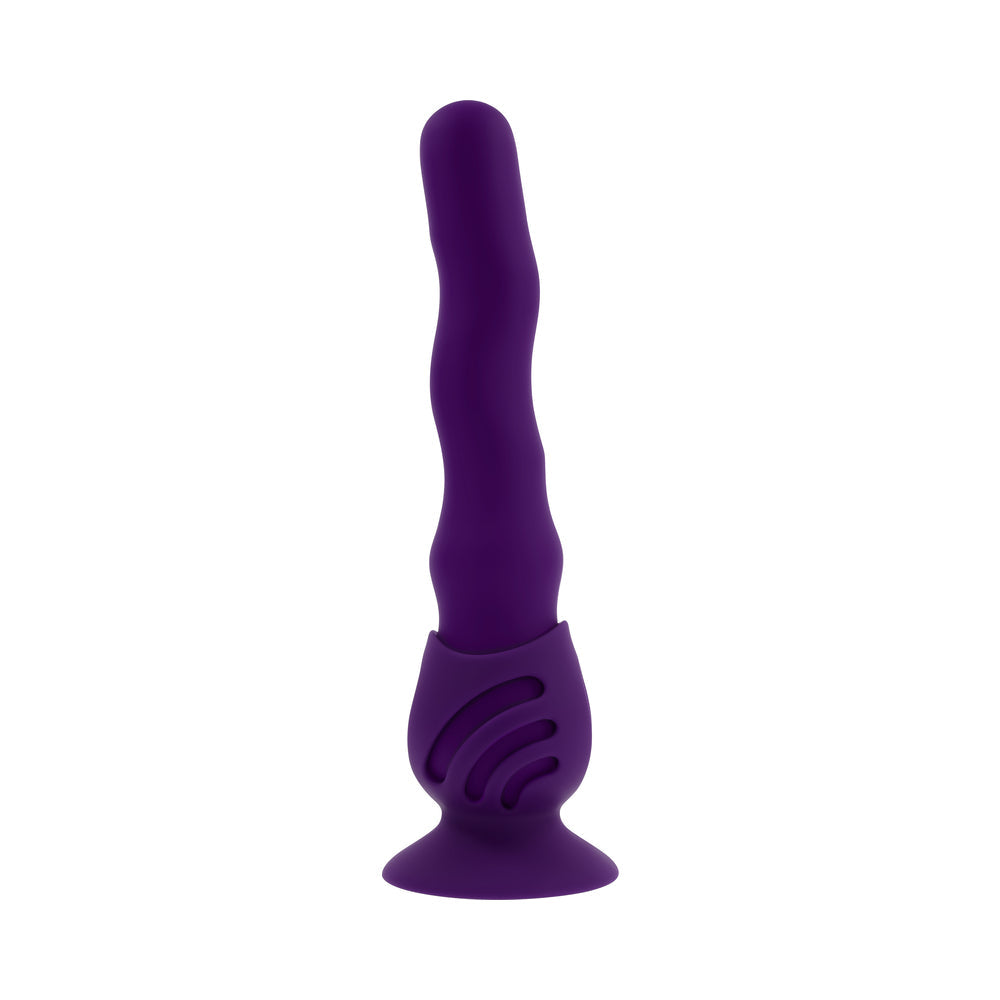 Playboy Wiggle It Acai Vibrator with Wiggling Shaft and 7 Vibration Speeds - Purple