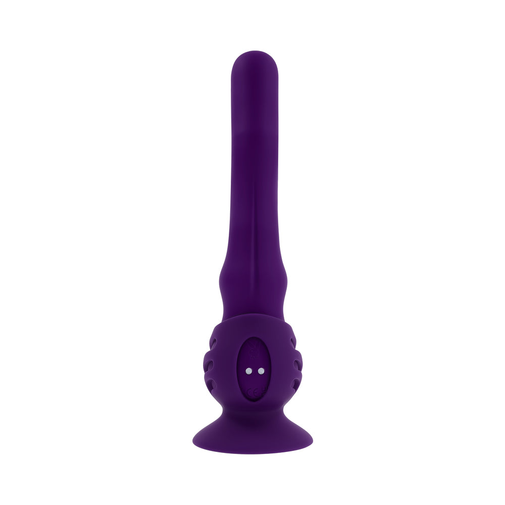 Playboy Wiggle It Acai Vibrator with Wiggling Shaft and 7 Vibration Speeds - Purple