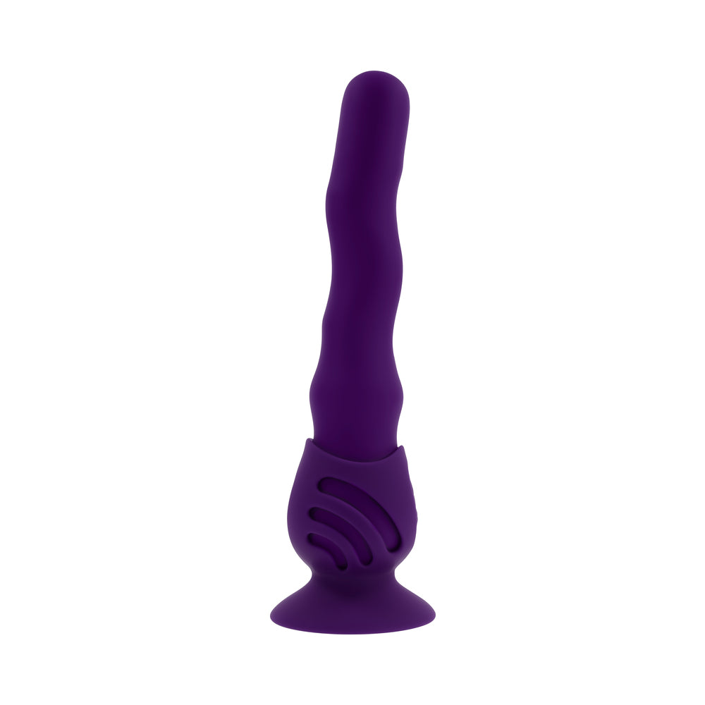 Playboy Wiggle It Acai Vibrator with Wiggling Shaft and 7 Vibration Speeds - Purple
