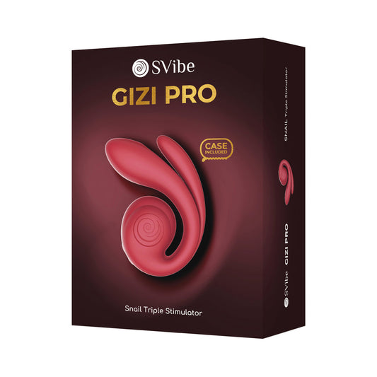 SVibe Gizi Pro Wearable Vibrator with Triple Stimulation – Bordeaux