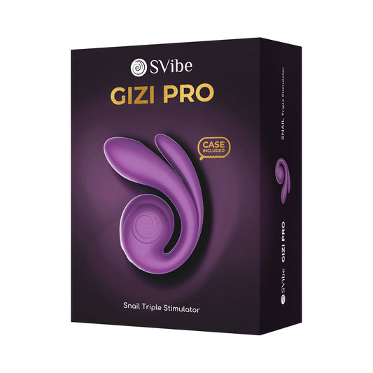 SVibe Gizi Pro Wearable Vibrator with Triple Stimulation – Purple