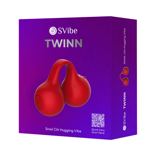 SVibe Snail Twinn Finger Vibrator – Cherry