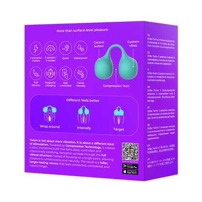 SVibe Snail Twinn Finger Vibrator – Teal