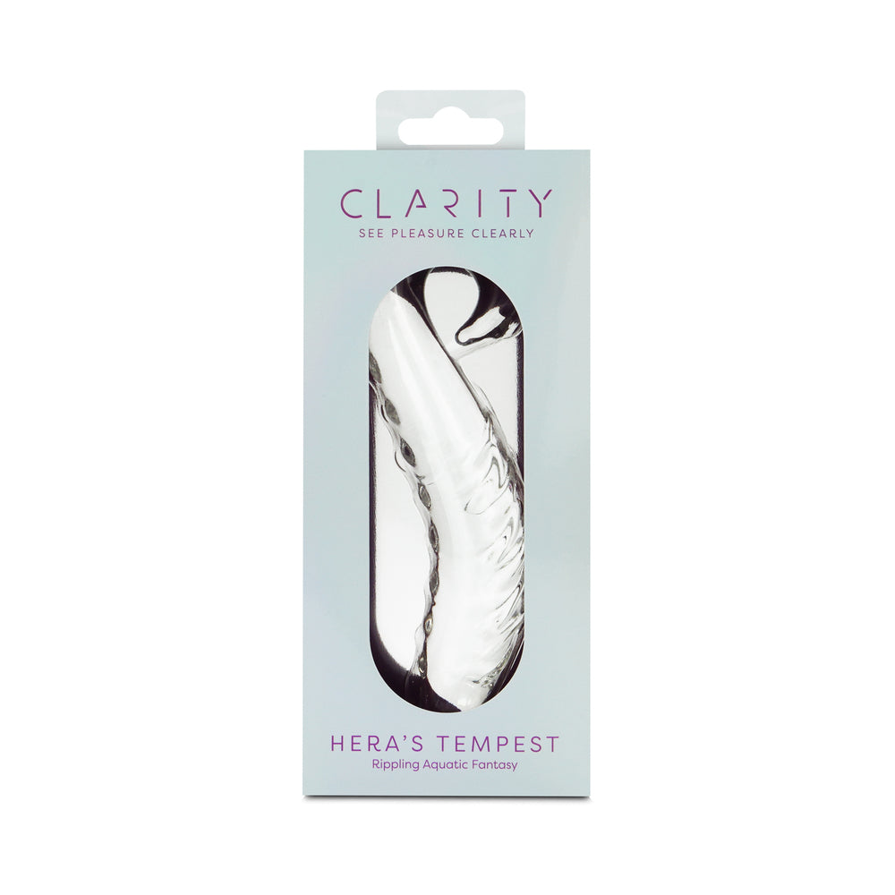 Creative Conceptions Hera's Tempest Glass Dildo – 5.5-Inch, Clear