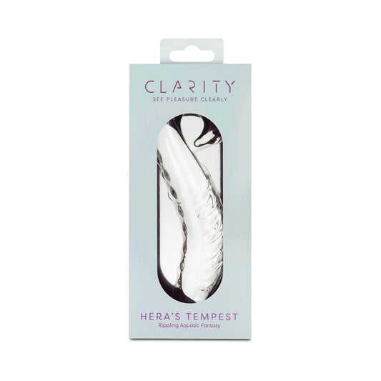 Creative Conceptions Hera's Tempest Glass Dildo – 5.5-Inch, Clear