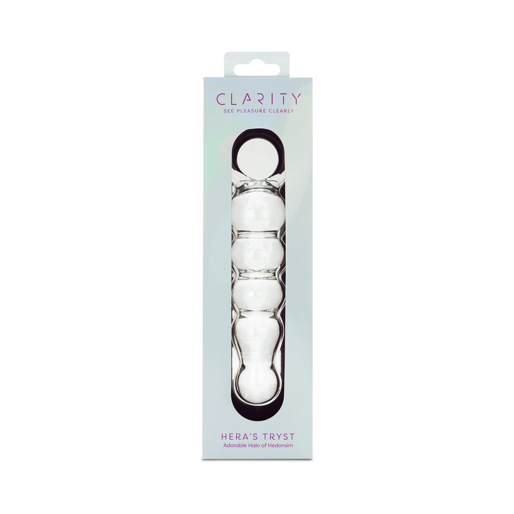 Creative Conceptions Hera's Tryst Glass Dildo – 4.9 Inch, Clear