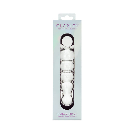 Creative Conceptions Hera's Tryst Glass Dildo – 4.9 Inch, Clear