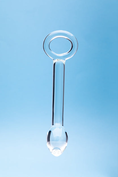 Clarity Hera's Halo Glass Dildo – 6 Inch, Clear, G-Spot and Prostate Stimulation