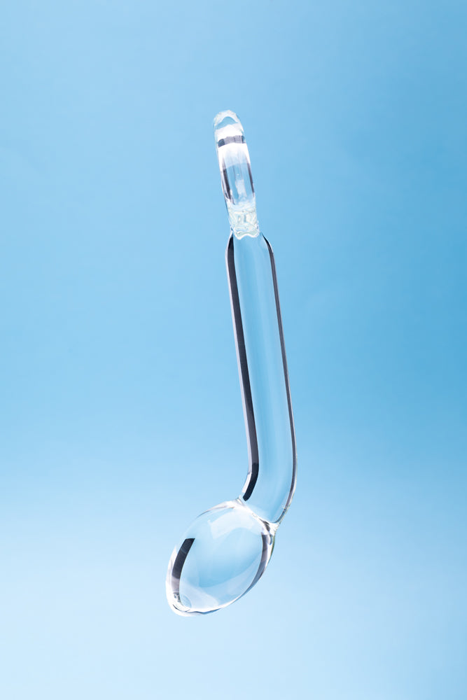 Clarity Hera's Halo Glass Dildo – 6 Inch, Clear, G-Spot and Prostate Stimulation