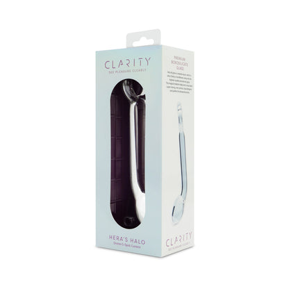 Clarity Hera's Halo Glass Dildo – 6 Inch, Clear, G-Spot and Prostate Stimulation