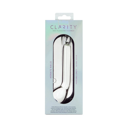 Clarity Hera's Halo Glass Dildo – 6 Inch, Clear, G-Spot and Prostate Stimulation
