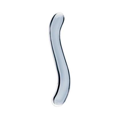 Clarity Celestial Curve Double-Ended Glass Dildo – Clear