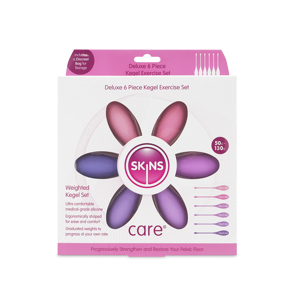 Skins Care Deluxe Kegel Exercise Set – Assorted Colors
