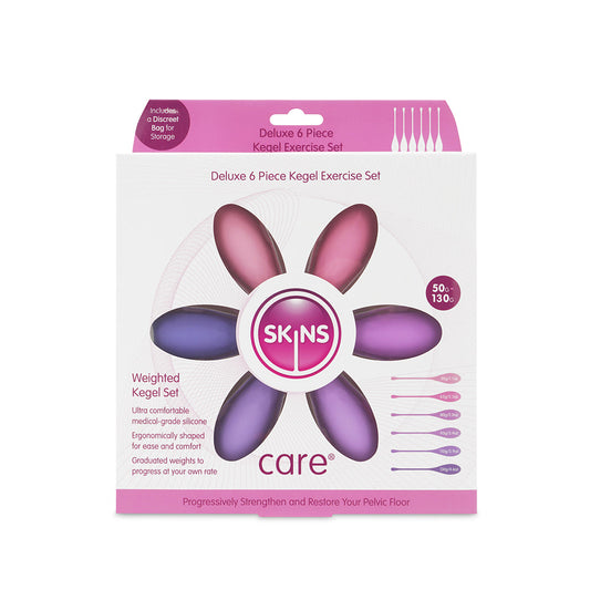 Skins Care Deluxe Kegel Exercise Set – Assorted Colors