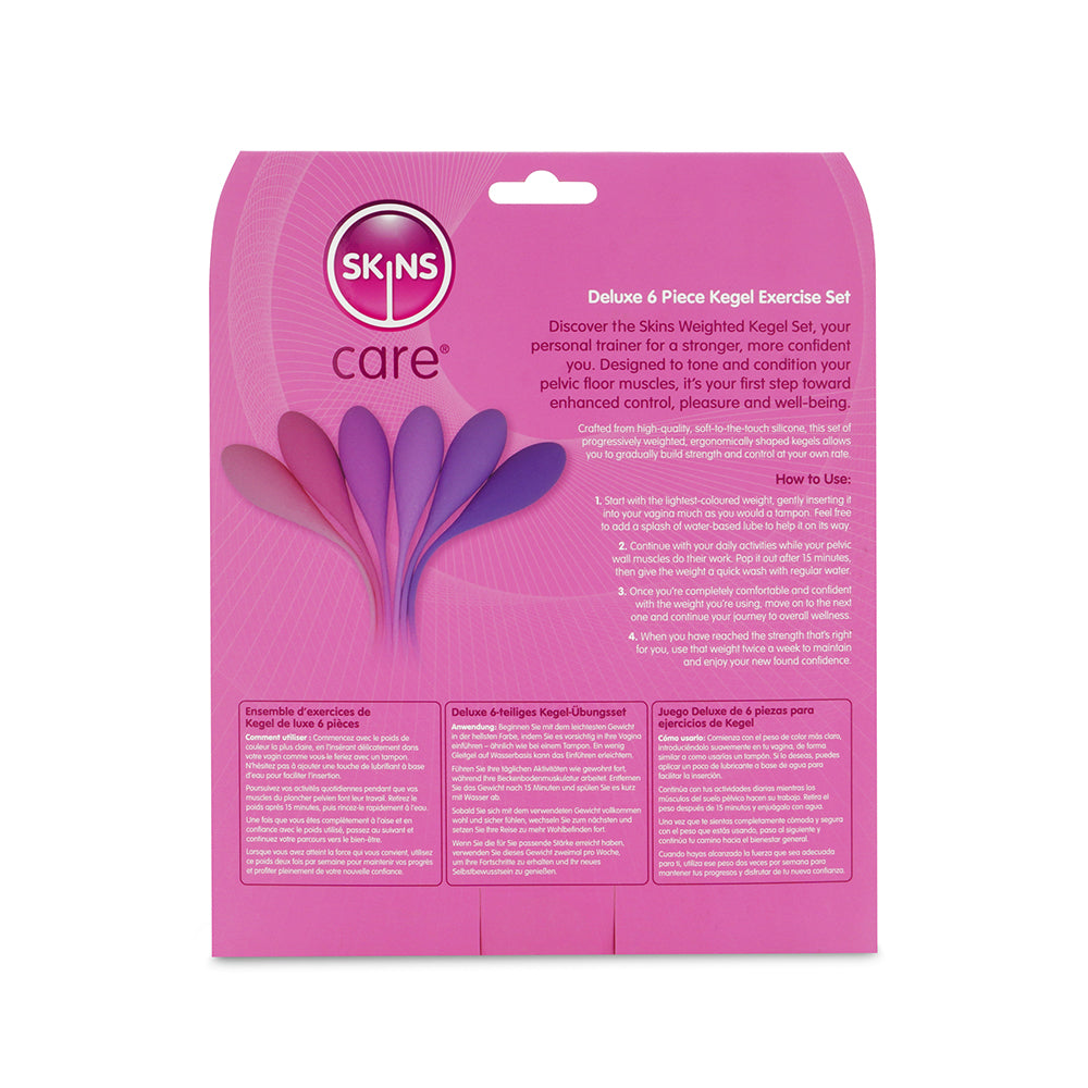 Skins Care Deluxe Kegel Exercise Set – Assorted Colors